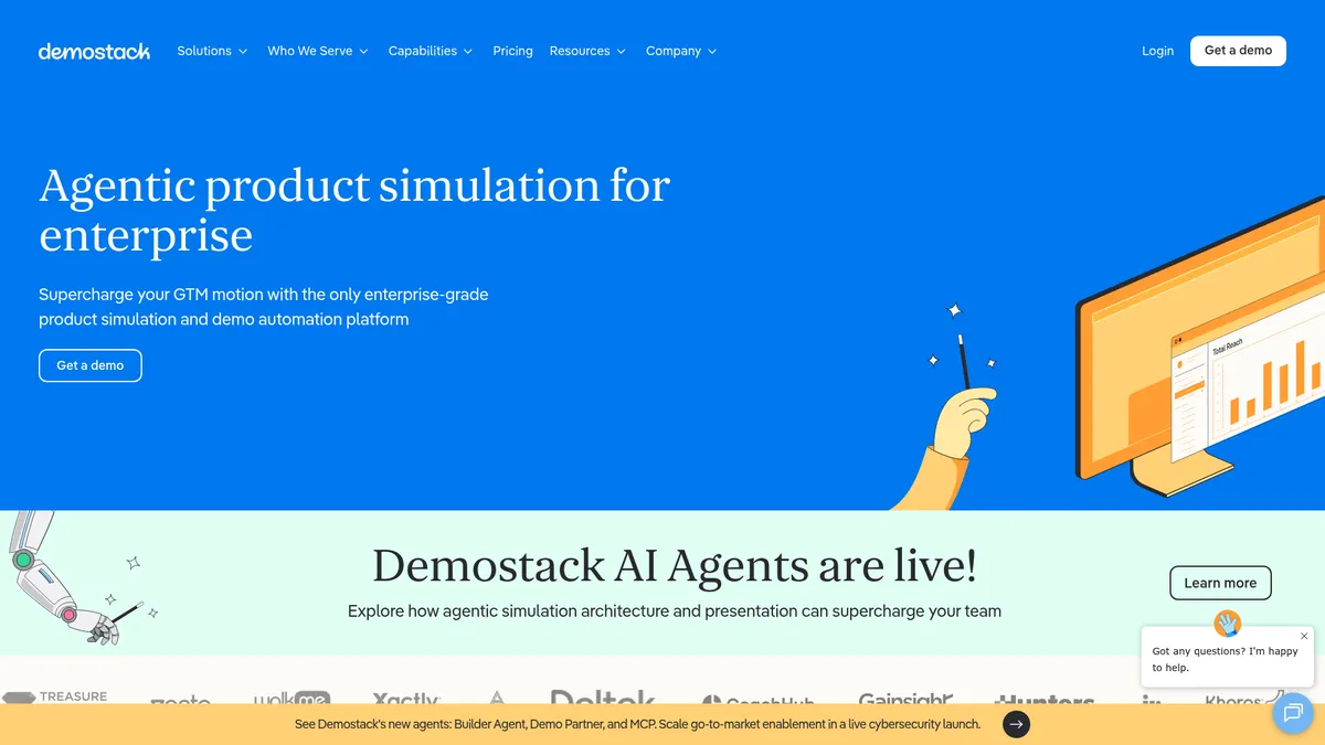 Demostack interface screenshot — AI-Powered Demo Automation for SaaS Teams