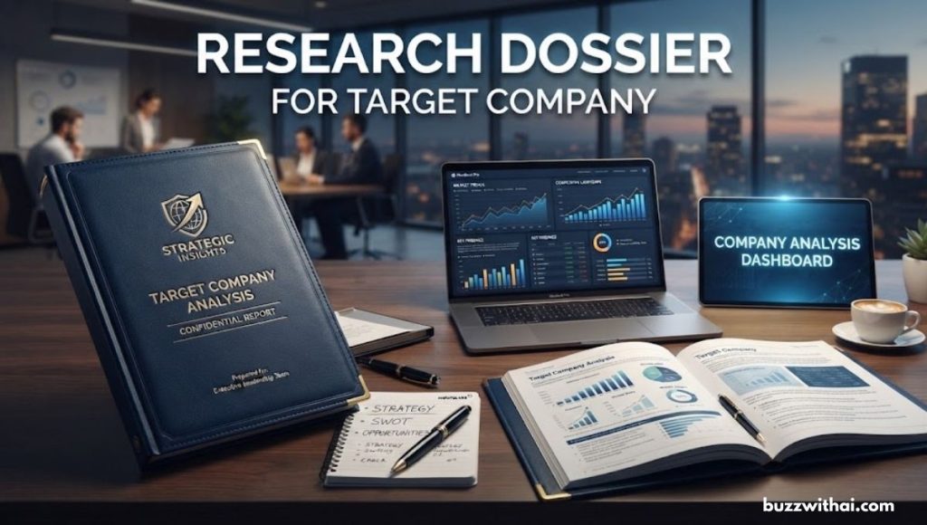 Research Dossier for a Target Company: Complete Guide, Framework & Template research dossier for target company